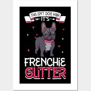 Frenchie glitter Posters and Art